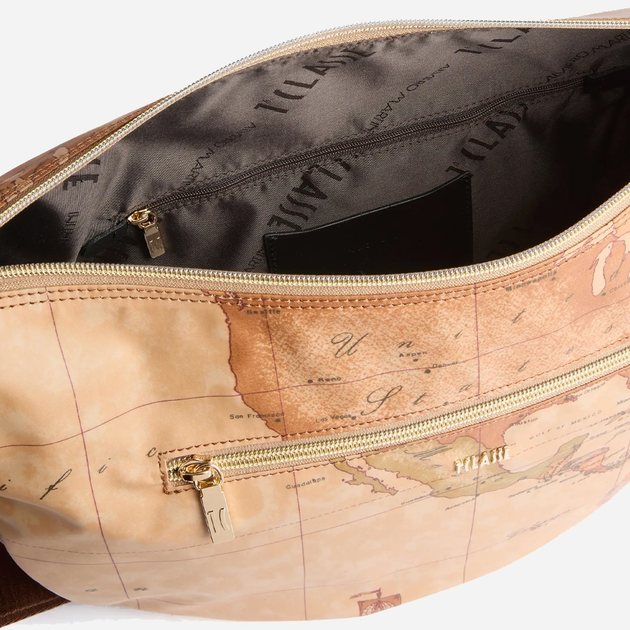 Torebka bagietka damska materiałowa Alviero Martini LD37S578 0001 Beżowa (800070347653) - obraz 4