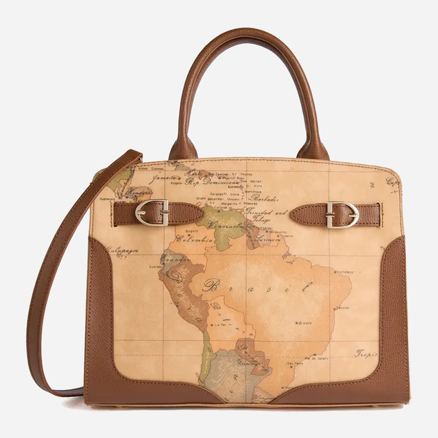 Torebka crossbody damska materiałowa Alviero Martini LD63G611 0548 Jasnobrązowa (800070347664) - obraz 1