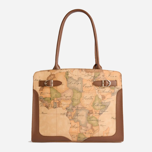 Torebka shopper materiałowa Alviero Martini LD64G611 0548 Jasnobrązowa (800070347665) - obraz 1