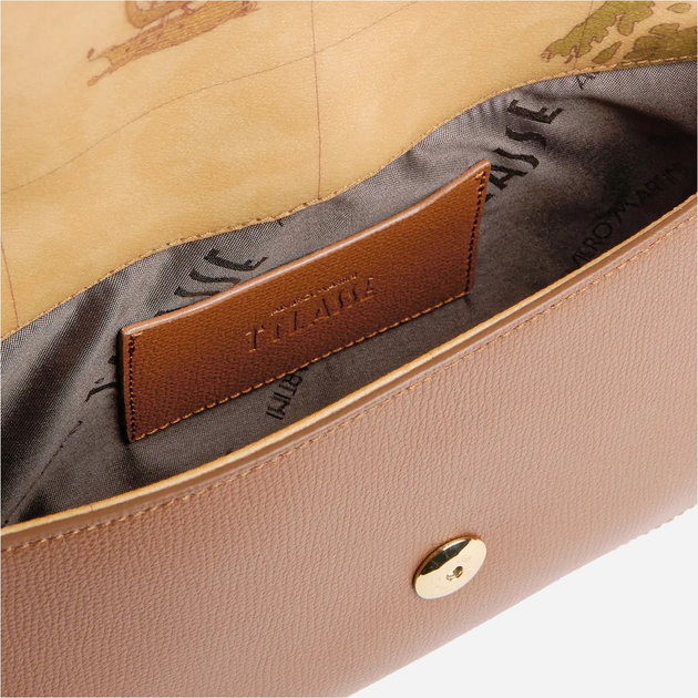 Torebka crossbody damska materiałowa mała Alviero Martini LD66G611 0548 Jasnobrązowa (800070347666) - obraz 4