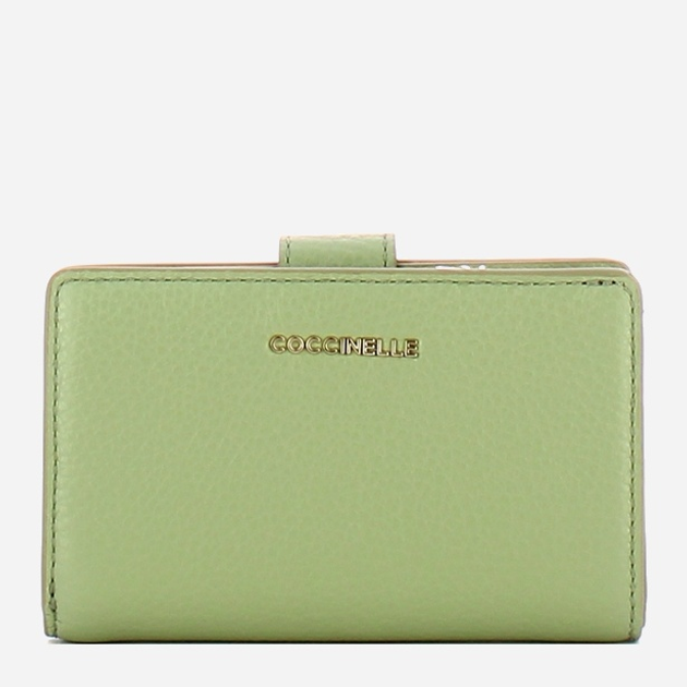 Гаманець жіночий шкіряний Coccinelle Metallic E2MW511E701 G77 Зелений (800070346045) - зображення 1