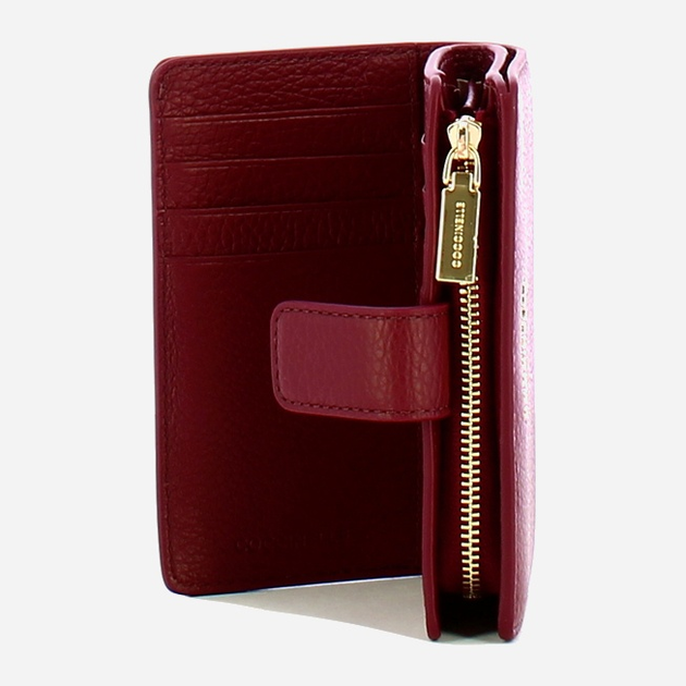 Гаманець жіночий шкіряний Coccinelle Metallic E2MW511E701 R52 Бордовий (800070346046) - зображення 3