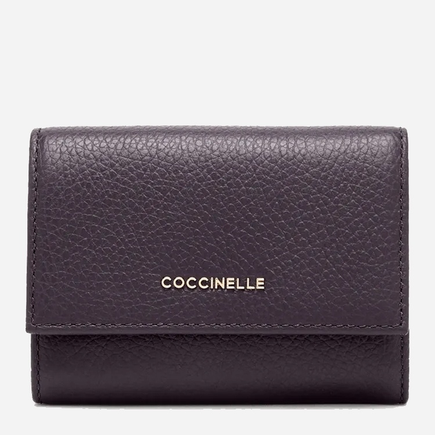 Portfel damski skórzany Coccinelle Metallic E2MW511F001 V87 Fioletowy (800070346052) - obraz 1