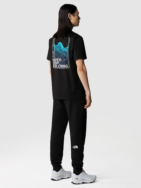 Koszulka męska długa The North Face M Foundation Graphic Tee S/S NF0A86XHOGF1 S Czarna (800070321544) - obraz 3