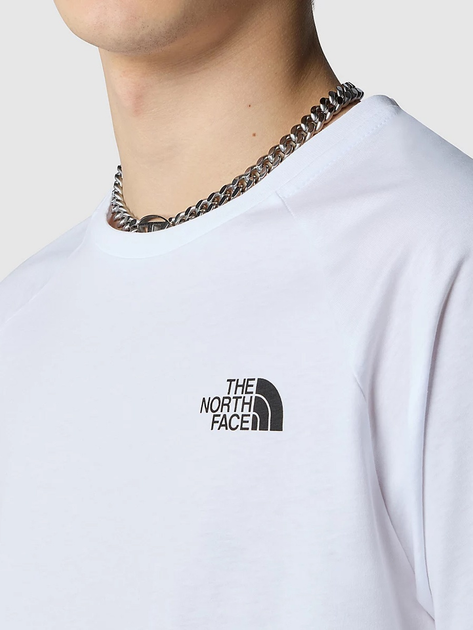 Koszulka męska bawełniana The North Face M S/S North Faces NF0A87NUFN41 L Biała (800070321594) - obraz 4