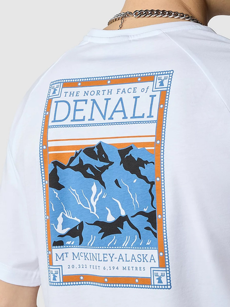 Koszulka męska bawełniana The North Face M S/S North Faces NF0A87NUFN41 L Biała (800070321594) - obraz 5