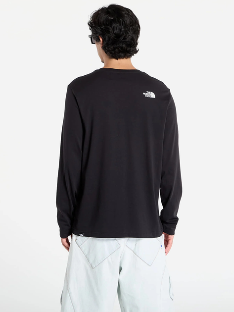 Longsleeve męski The North Face M L/S Simple Dome NF0A87QNJK31 XL Czarny (800070329350) - obraz 2