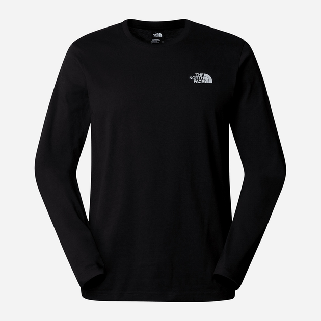 Longsleeve męski The North Face M L/S Simple Dome NF0A87QNJK31 XL Czarny (800070329350) - obraz 5