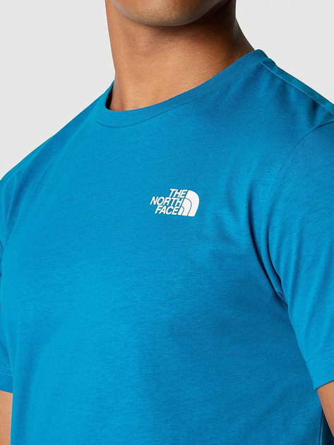 Футболка бавовняна довга чоловіча The North Face M S/S Redbox Celebration NF0A87NVRBI1 XL Синя (800070321599) - зображення 4