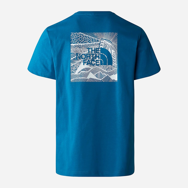 Футболка бавовняна довга чоловіча The North Face M S/S Redbox Celebration NF0A87NVRBI1 XL Синя (800070321599) - зображення 6