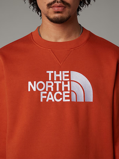 Bluza bez kaptura męska The North Face M Drew Peak NF0A89EK1I01 XL Pomarańczowa (800070329381) - obraz 4