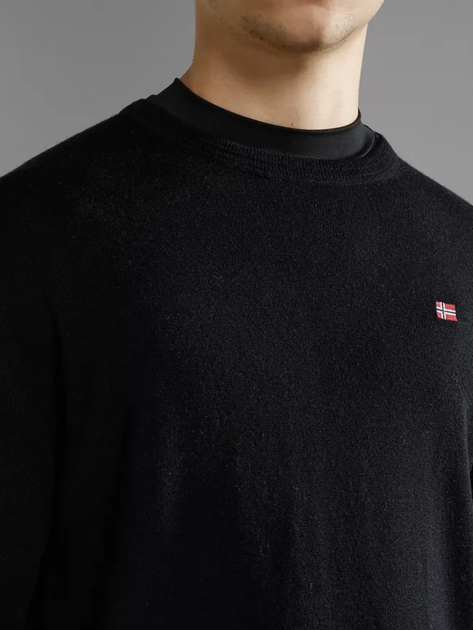 Джемпер чоловічий Napapijri Damavand NP0A4GJU0411002 S Чорний (800070311930) - зображення 4