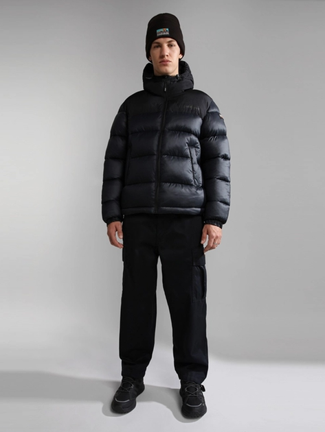 Куртка зимова коротка чоловіча Napapijri A-Hornelen NP0A4GLL0411006 S Чорна (800070311953) - зображення 3