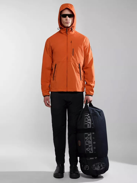 Куртка демісезонна з капюшоном чоловіча Napapijri A-Tundra NP0A4HS6A621 L Оранжева (800070320941) - зображення 3