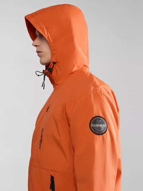 Куртка демісезонна з капюшоном чоловіча Napapijri A-Tundra NP0A4HS6A621 L Оранжева (800070320941) - зображення 5
