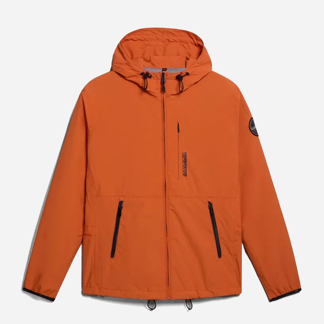 Куртка демісезонна з капюшоном чоловіча Napapijri A-Tundra NP0A4HS6A621 L Оранжева (800070320941) - зображення 7