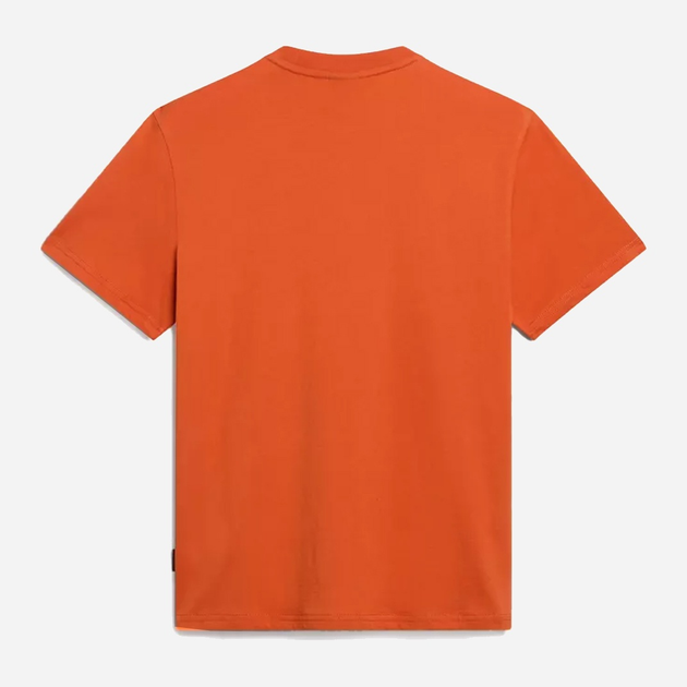 Футболка бавовняна довга чоловіча Napapijri S-Aylmer NP0A4HTOA621 S Оранжева (800070320984) - зображення 5