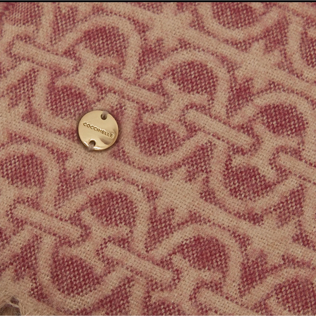 Шарф жіночий Coccinelle Monogram E7RCZ310201 M14 Коричневий (800070345992) - зображення 2