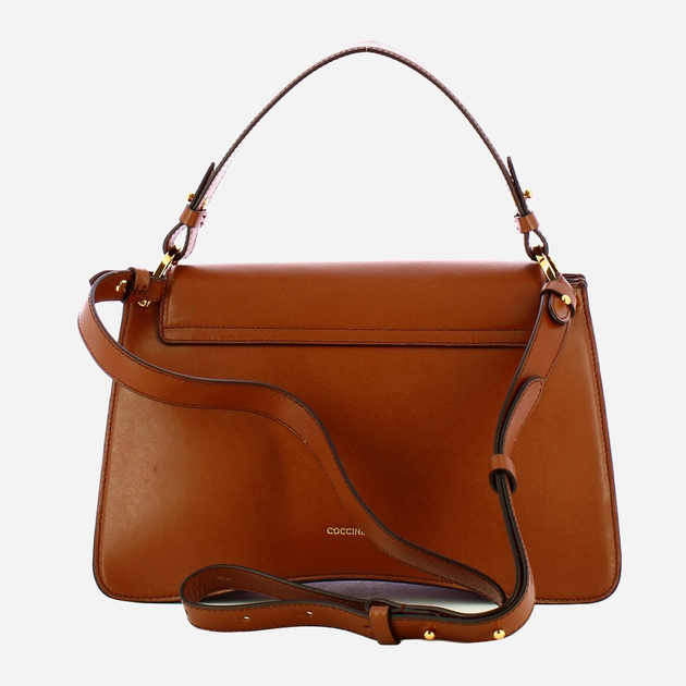 Torebka crossbody damska ze skóry naturalnej Coccinelle C-Me E1SSK180101 W11 Brązowa (800070346008) - obraz 2