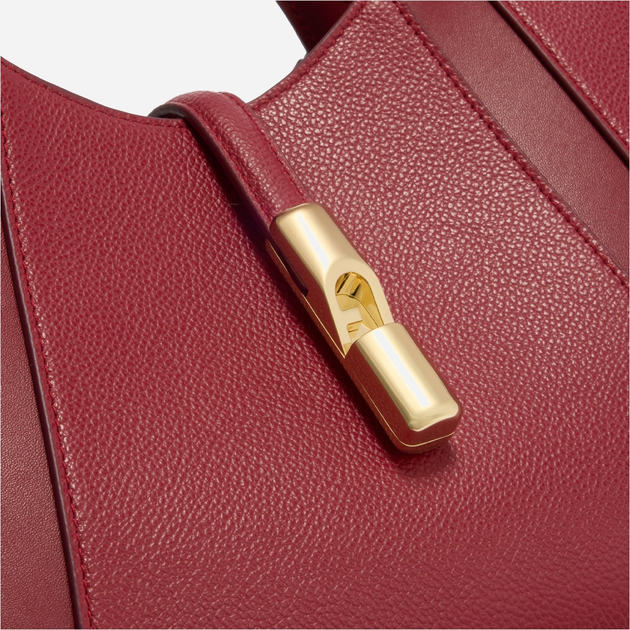 Сумка крос-боді через плече жіноча з натуральної шкіри середня Furla Goccia WB01789BX3353CGQ001007 Червона (800070349612) - зображення 4