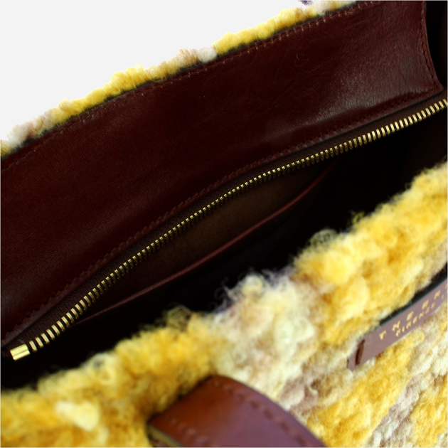 Torebka shopper materiałowa The Bridge Mirra_Wow 041304FY YS Brązowa (800070346558) - obraz 4