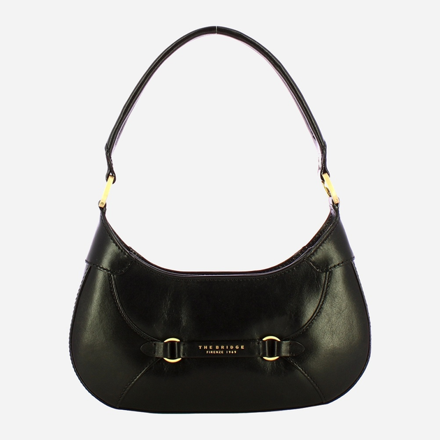 Torebka bagietka damska ze skóry naturalnej The Bridge Isabella 04503501 30 Czarna (800070346570) - obraz 1