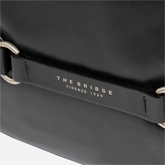 Torebka bagietka damska ze skóry naturalnej The Bridge Isabella 04501501 30 Czarna (800070346567) - obraz 5