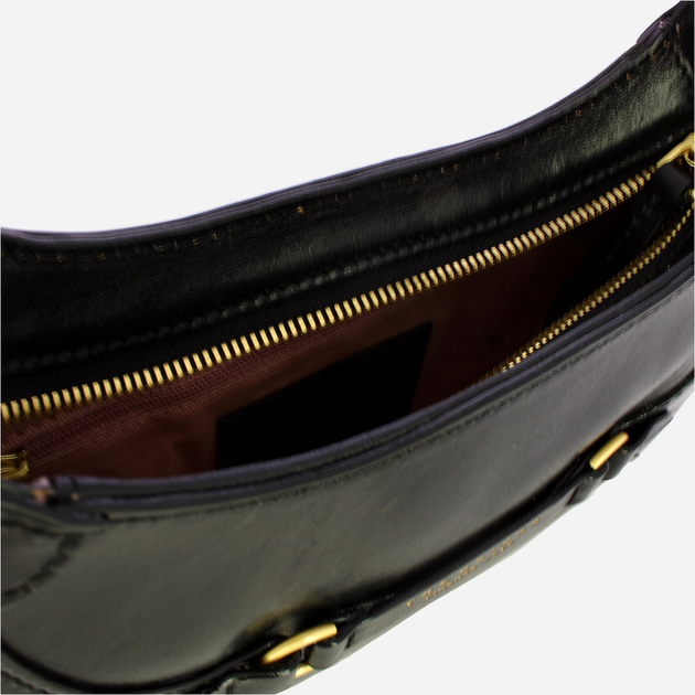 Torebka bagietka damska ze skóry naturalnej The Bridge Isabella 04503501 30 Czarna (800070346570) - obraz 4