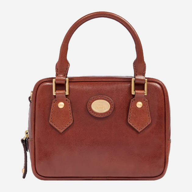 Torebka crossbody damska ze skóry naturalnej mała The Bridge Stodo 04540501 14 Brązowa (800070346578) - obraz 1