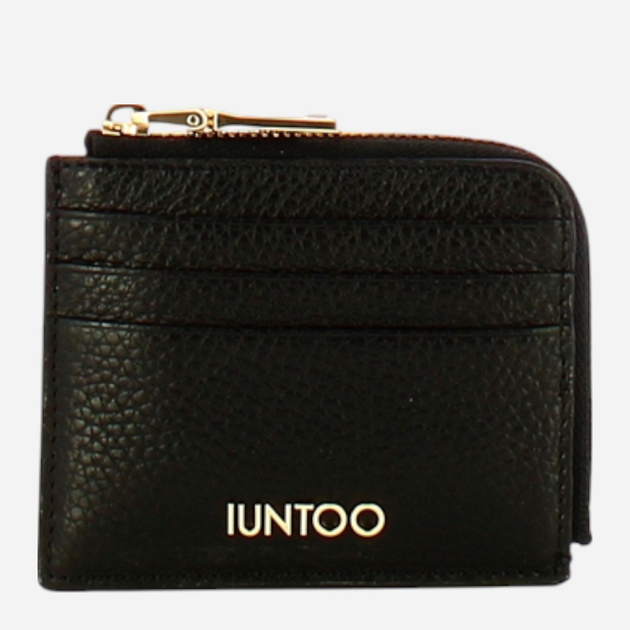 Etui na karty damskie skórzane Iuntoo Armonia 167071014 Czarne (800070346714) - obraz 1