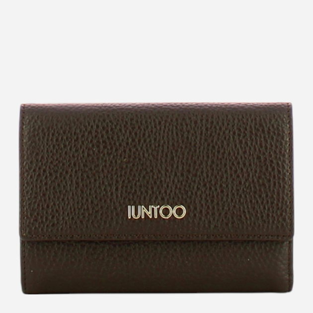 Portfel damski skórzany Iuntoo Armonia 1670721055 Ciemnobrązowy (800070346739) - obraz 1