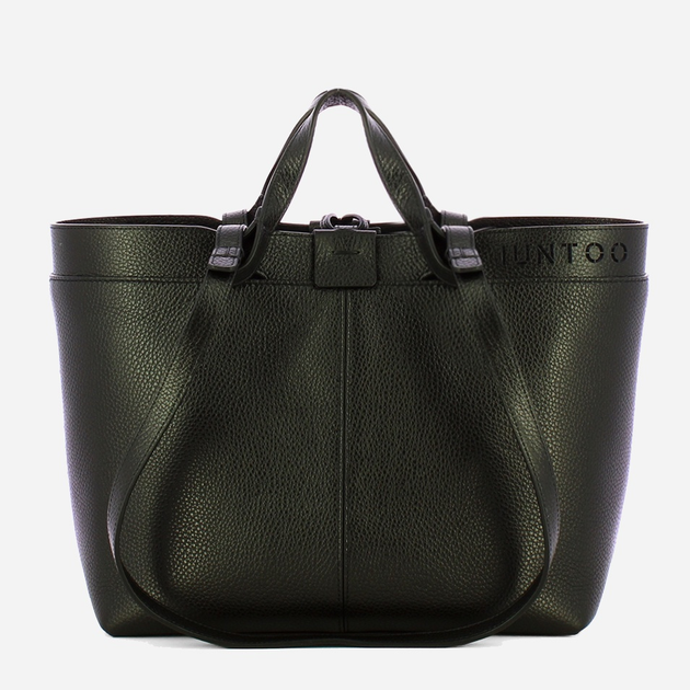 Torebka shopper ze skóry naturalnej Iuntoo Rivera 191003 Czarna (800070346753) - obraz 1