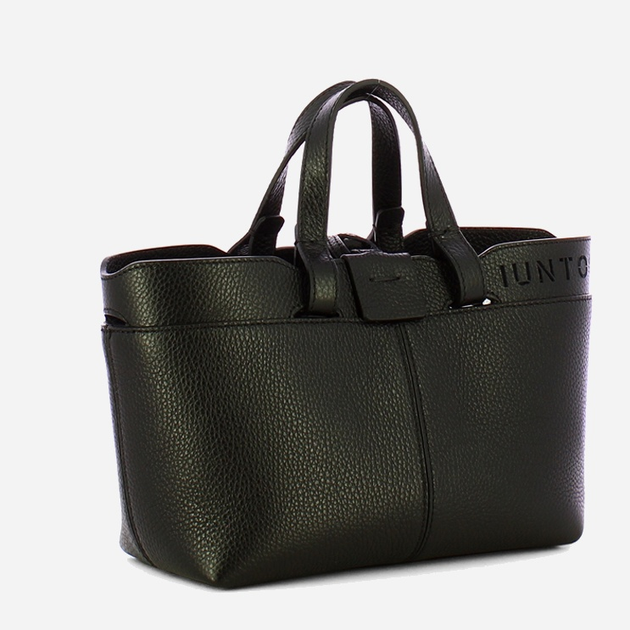 Torebka crossbody damska ze skóry naturalnej mała Iuntoo Rivera 191004 Czarna (800070346756) - obraz 3