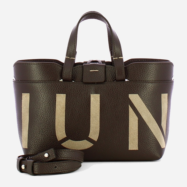 Torebka crossbody damska ze skóry naturalnej mała Iuntoo Sibilla 191104 Brązowa (800070346759) - obraz 4