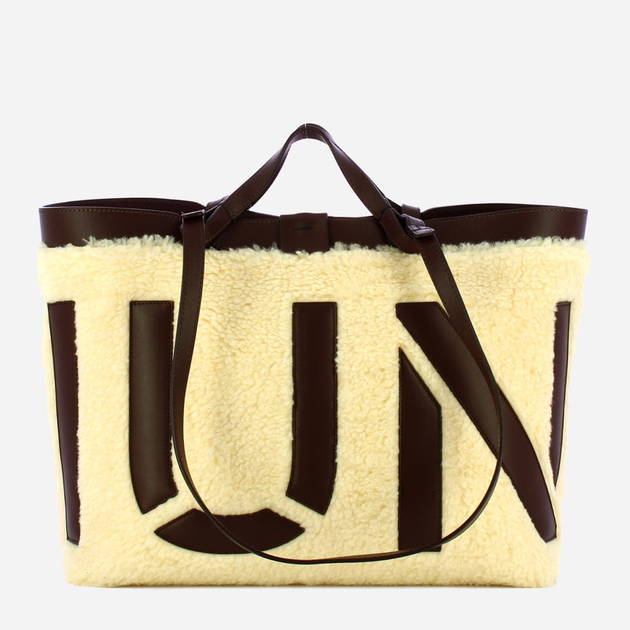 Torebka shopper materiałowa Iuntoo Sibilla 191402 Beżowa (800070346772) - obraz 1