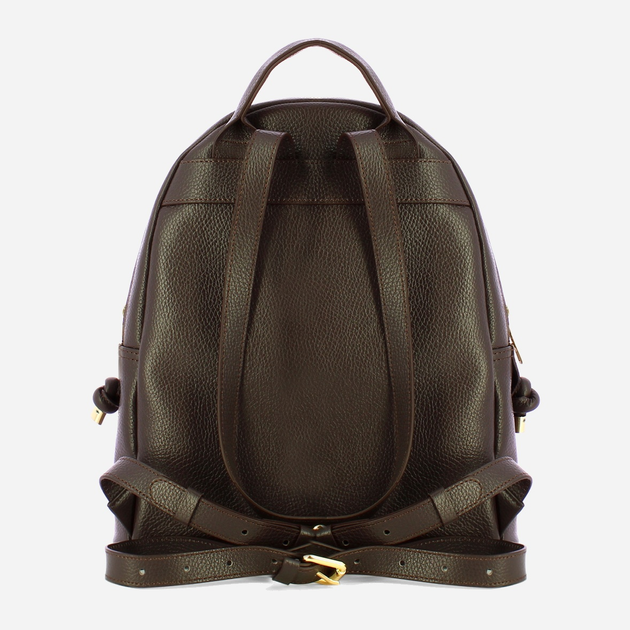 Рюкзак жіночий з натуральної шкіри вміщує формат А4 Iuntoo Giunto 192000 Темно-коричневий (800070347417) - зображення 2