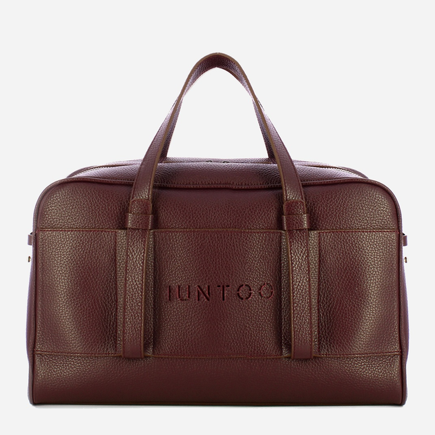 Torebka crossbody damska ze skóry naturalnej duża Iuntoo Priora 197001 Bordowa (800070346784) - obraz 1