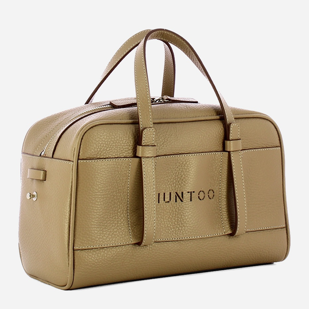 Torebka crossbody damska ze skóry naturalnej Iuntoo Priora 197003 Beżowa (800070346788) - obraz 3