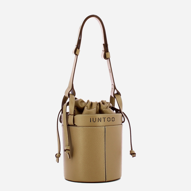 Torebka damska ze skóry naturalnej mała Iuntoo Infinito 199000 Beżowa (800070346791) - obraz 3