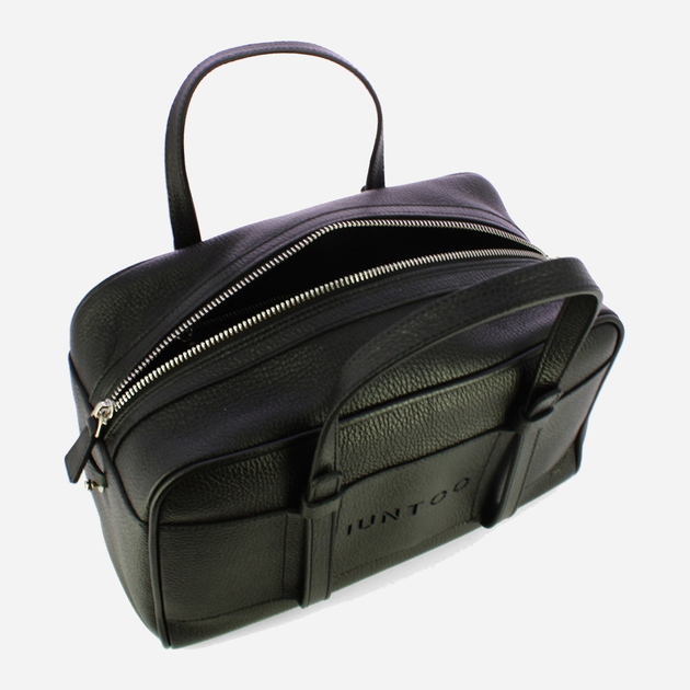 Torebka crossbody damska ze skóry naturalnej Iuntoo Priora 197003 Czarna (800070346789) - obraz 5