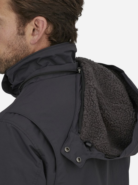 Куртка демісезонна з капюшоном чоловіча Patagonia M'S Isthmus 27022 S Чорна (800070265958) - зображення 4