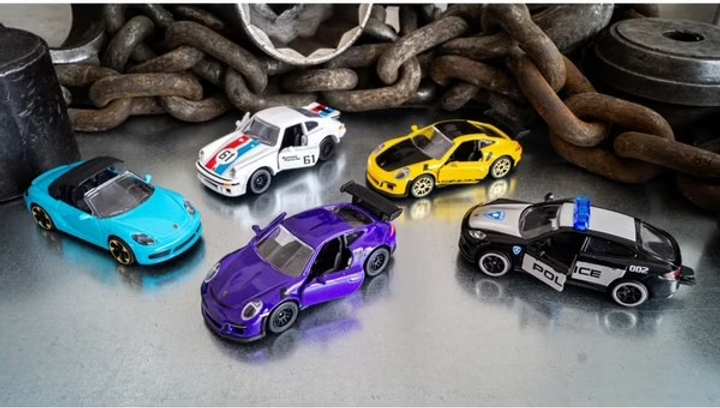 Zestaw modeli samochodów Simba Majorette Porsche 5 szt. (3467452077597) - obraz 7