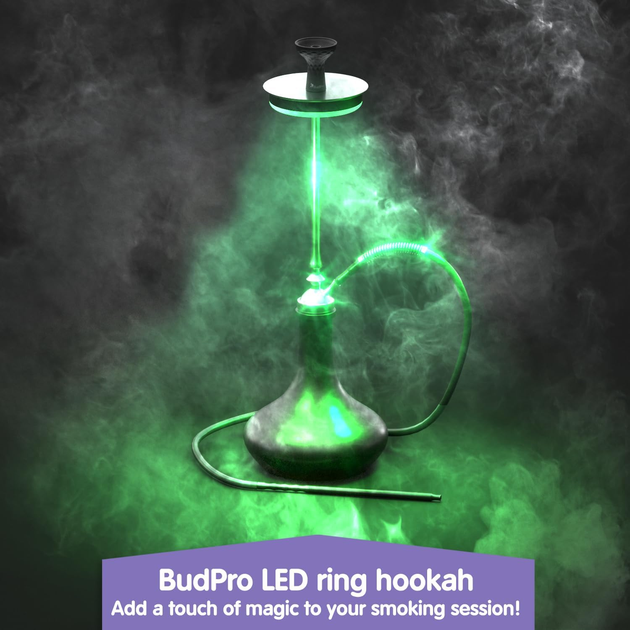 Светодиодная кольцевая лампа для кальяна BudPro Hookah LED Lamp Round Panel с пультом ДУ (5024701b) - изображение 6