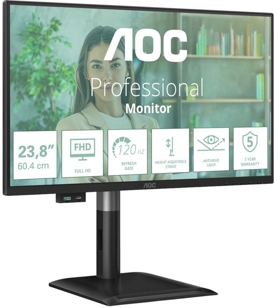 Monitor 23.8" AOC 24P4U (4038986142878) - obraz 2