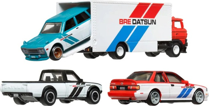 Набір транспортних засобів Mattel Hot Wheels Premium HRT52 4 шт. (194735185344) - зображення 2