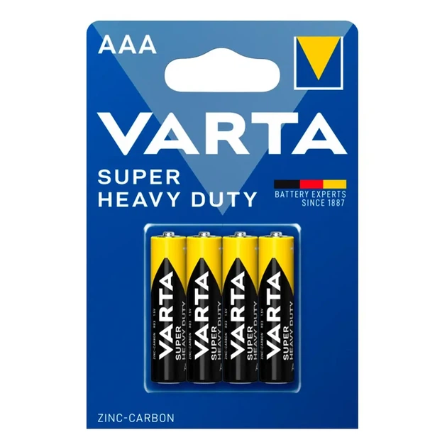 Батарейка VARTA AA R6 Super heavy duty 2006 4BL - Фото 2 Батарейка VARTA AA R6 Super heavy duty 2006 4BL - изображение 2
