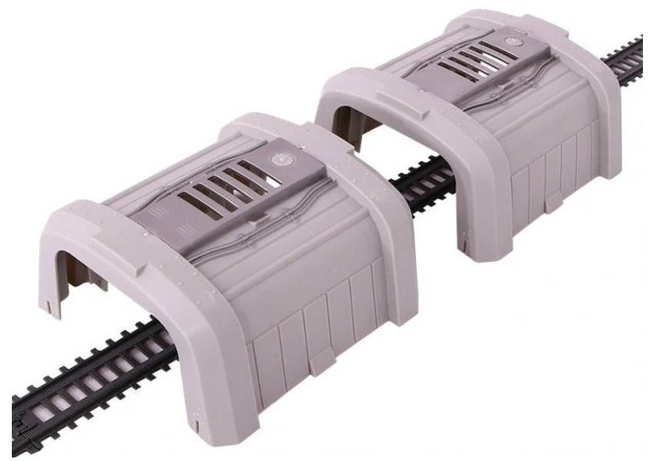 Залізнична колія для дітей 3+ Довгі рейки 914 см + Поїзд із вагонами + Аксесуари (ZKT.2181) (5903864900736)  - зображення 4