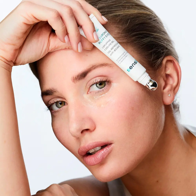 Гель під очі Sensilis Hyaluronic освіжаючий проти мішків під очима 15 мл (8428749007081) - зображення 4