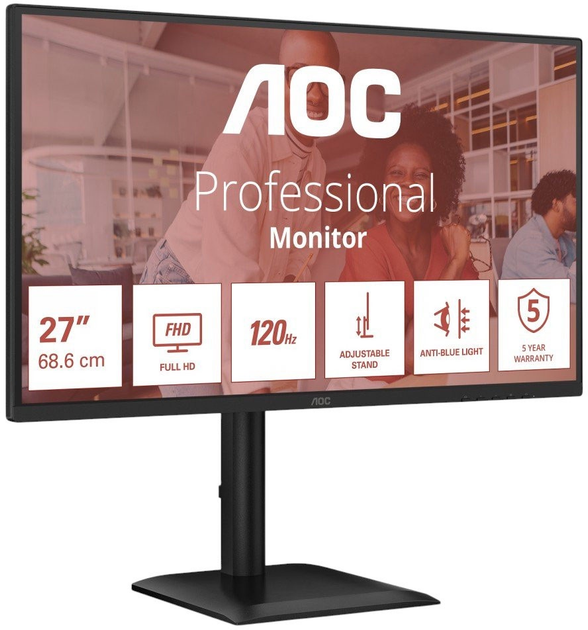 Monitor 27" AOC 27E4U (4038986182799) - obraz 2
