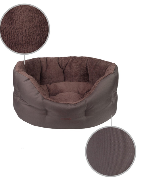 Legowisko dla psa Amiplay Aspen M brązowa (5907563240254) - obraz 2